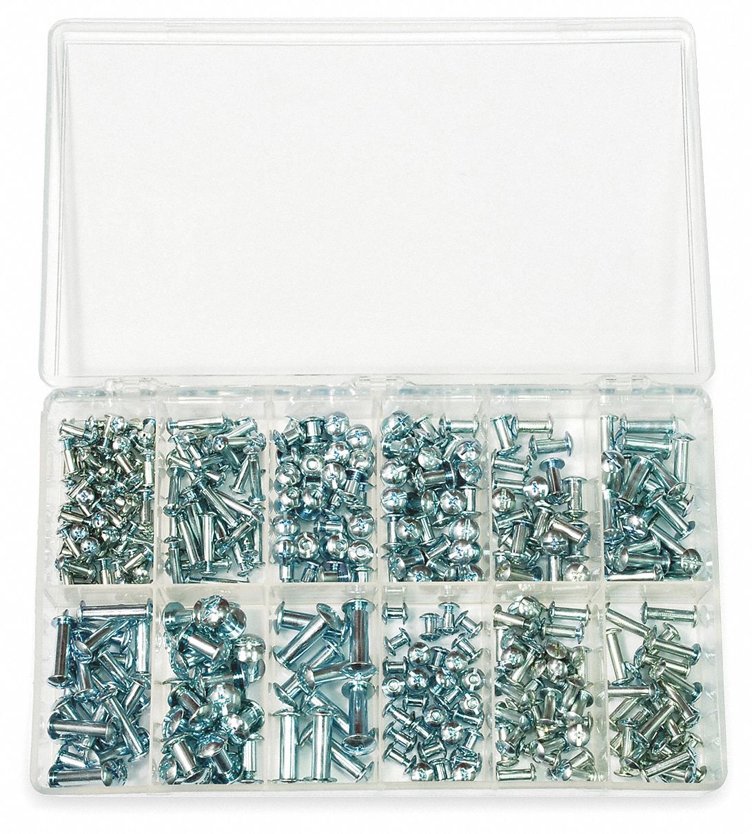 Barrel Bolt Asst, LCS, 310 PC, 12 Szs