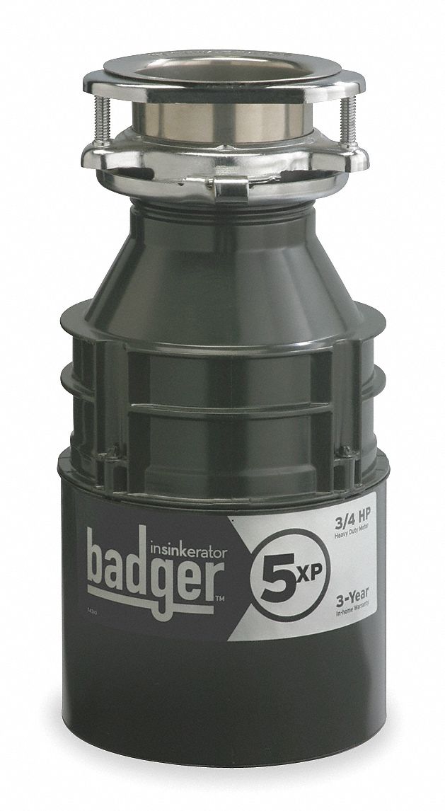 Food Waste Disposer, 3/4 HP, 3 YR Warranty