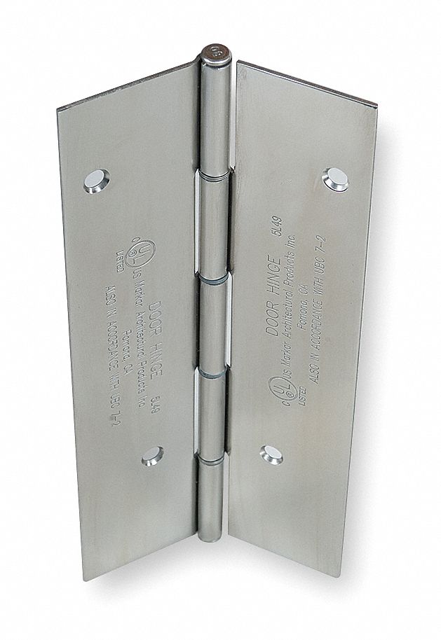 SS Edge Mount Continuous Hinge
