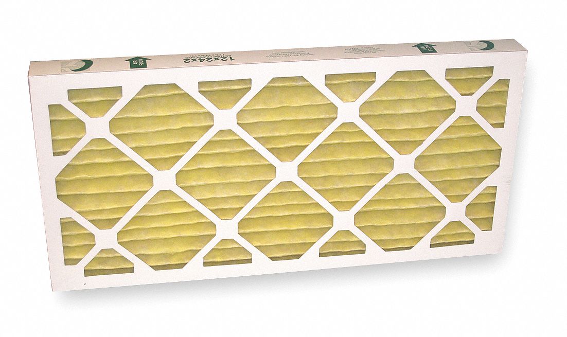 Pleated Filter, 24 In. W, 12 In. H, PK 6