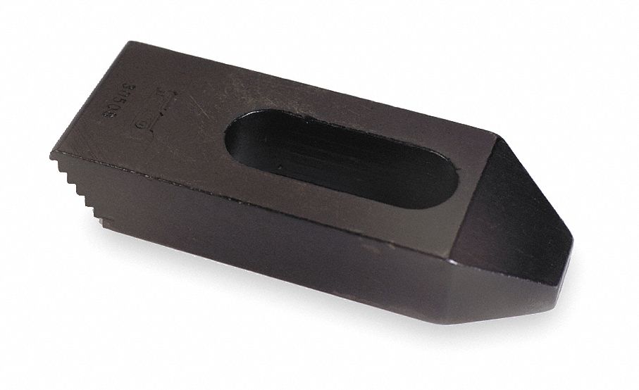 Serrated End Clamp, 1-1/2 In, 4 In, 3/4 In