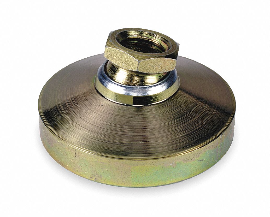 Leveling Pad, 5/8-11, 1-1/4, Zinc