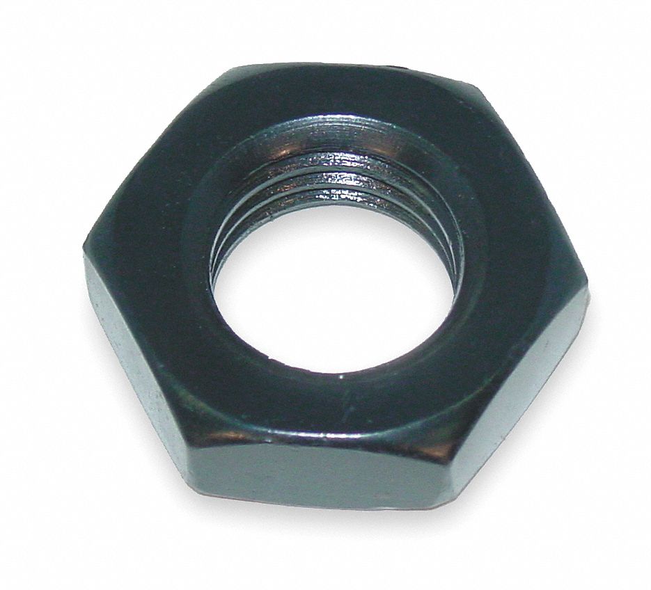 Hex Jam Nut, Alloy, B/O, 5/16-18