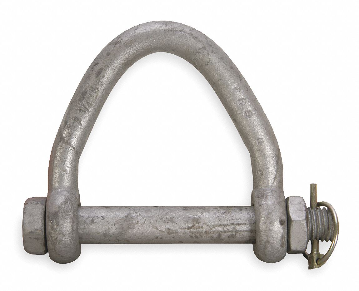Web Sling Shackle, 1 1/8 In, 22, 500 Lb