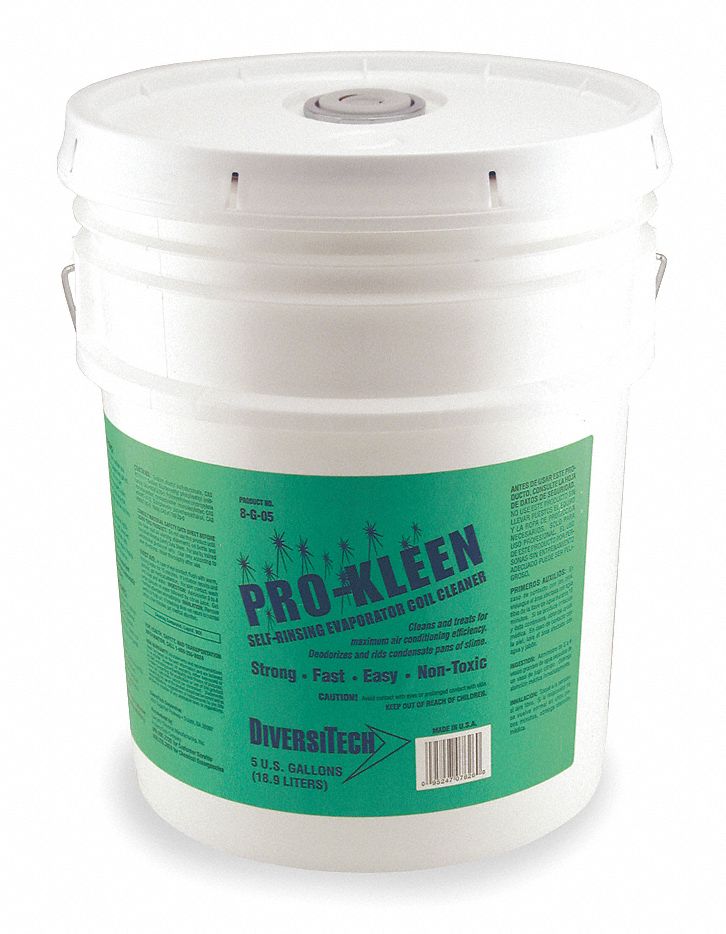Non-Acid Coil Cleaner, 5 G, Green Color