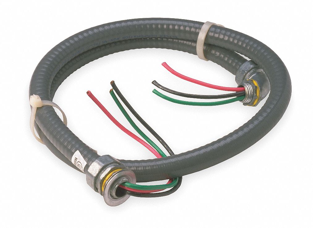 Conduit Kit, Liquid Tight, 6 ft L, # 8THHN