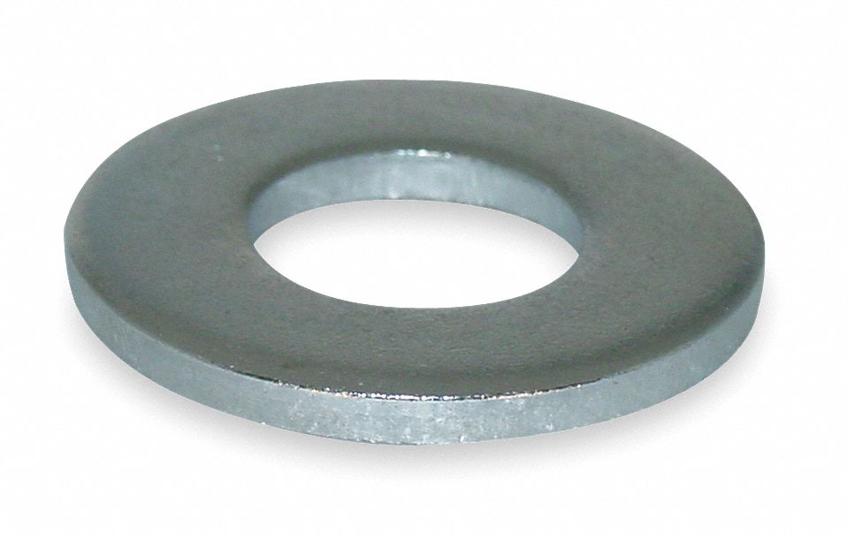 Flat Washer, SAE, Fits #10, Pk 100
