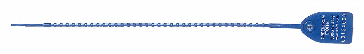 Security Seal, Tug, Bl, 12In, PK50