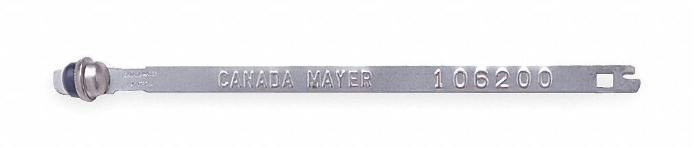 Security Seal, Bll, Mtl, 8 1/2In, PK50