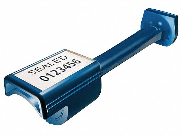 Security Seal, ABS, Bl, 3 1/4In, PK200