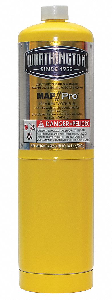 Disposable Fuel Cylinder, MAP-Pro, 14.1 oz