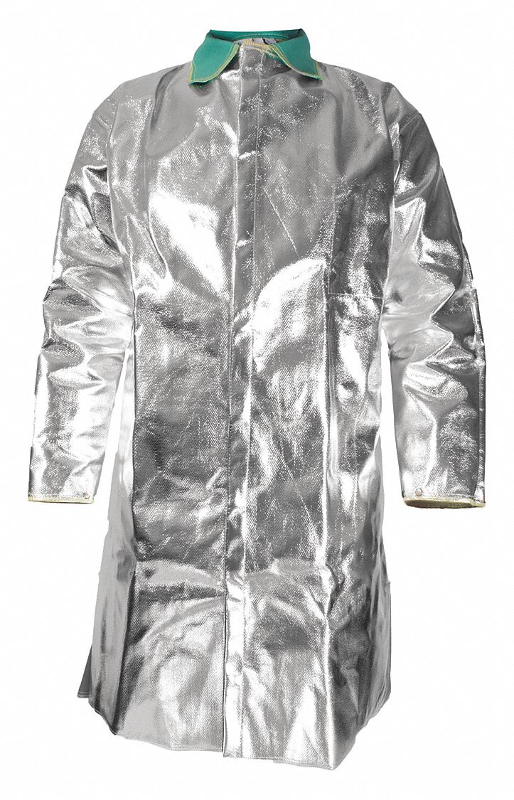 Aluminized Jacket, 2XL, Carbon Kevlar(R)