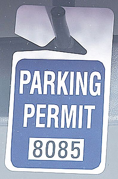 Parking Permit, Mirror, 801-900, PK100