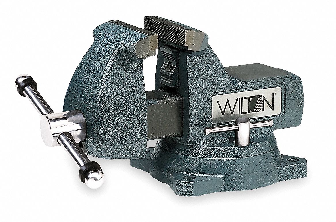 Vise, Mechanics, 5 In, 5 1/4 In Open
