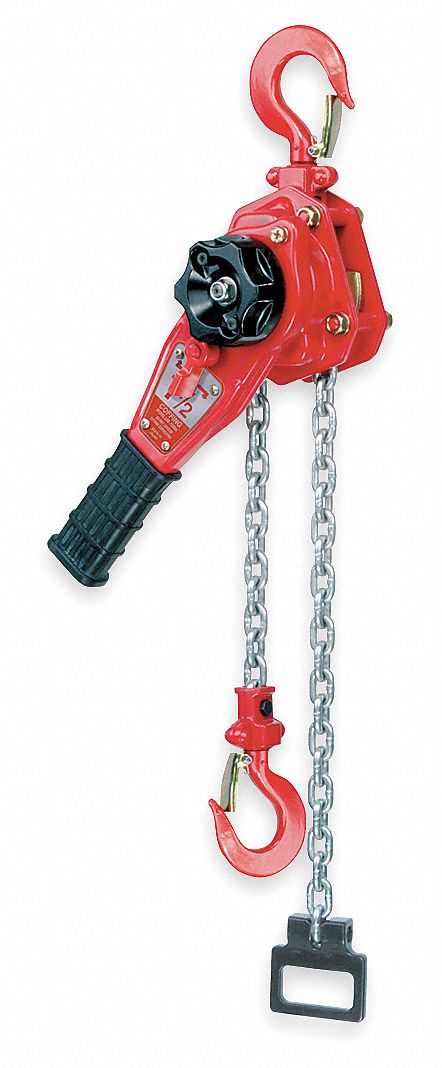 Hoist, Chain, 1 1/2T, Lift 20 Ft
