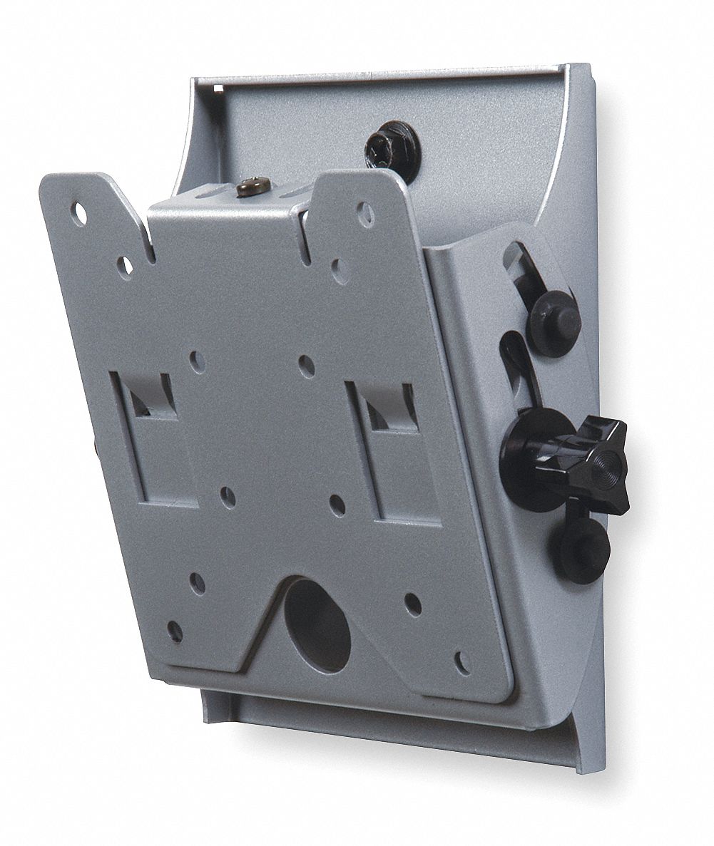 Flat Panel Tilt Mount, Wall, Steel, Silver