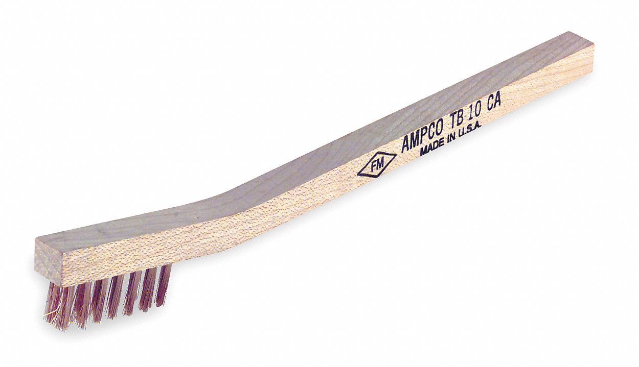 Nonsparking Wire Brush, 3x7, Phsphrs Brnz