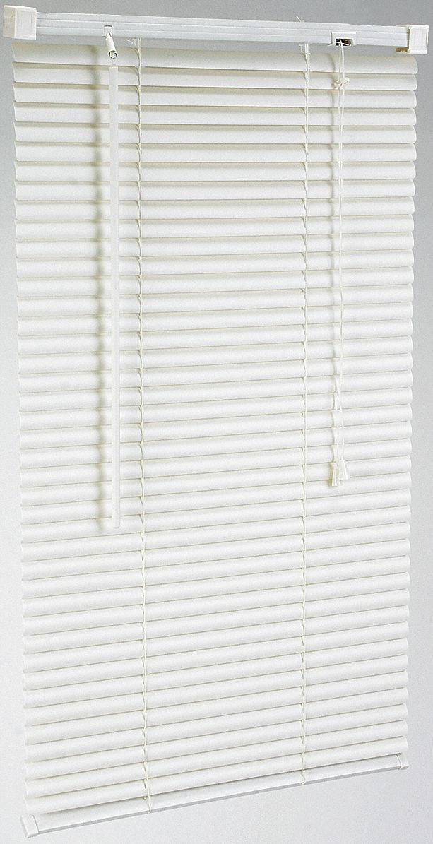 Mini Blinds, L 48 In, W 47 In, White