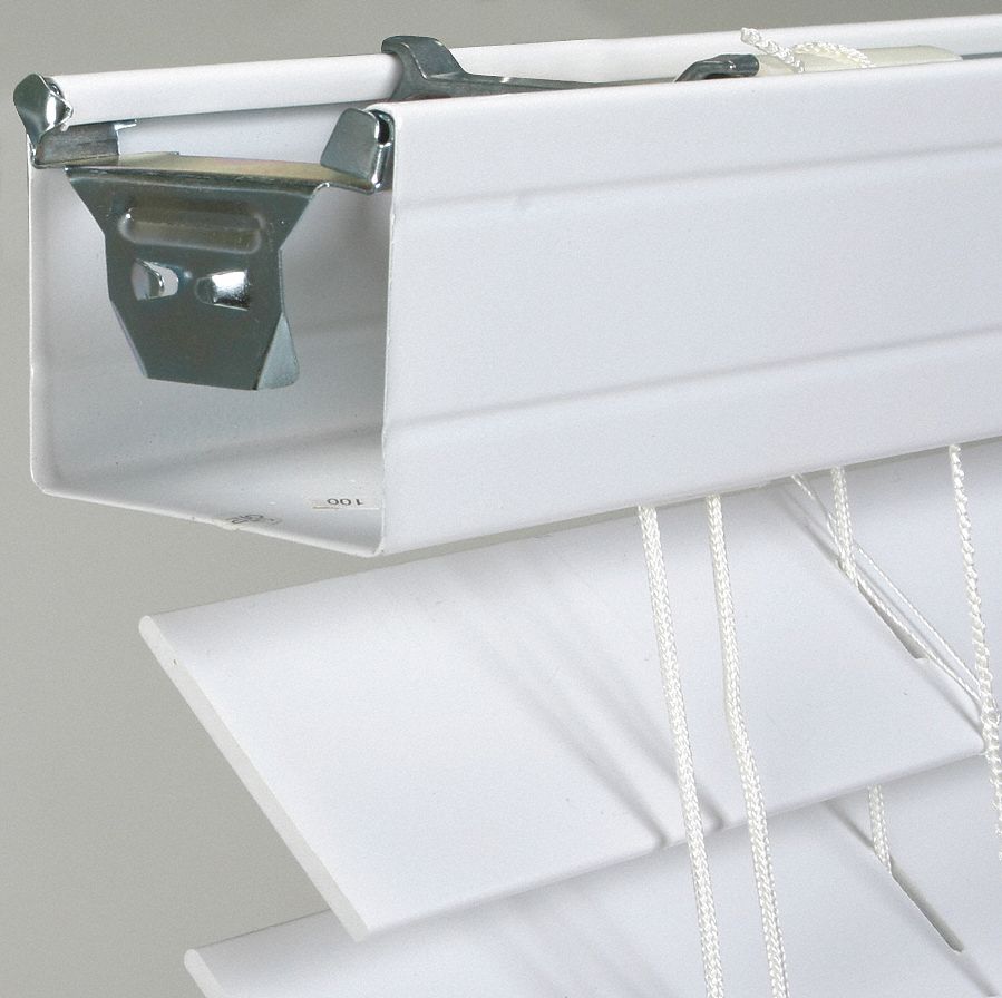 Mini Blinds, L 60 In, W 59 In, White