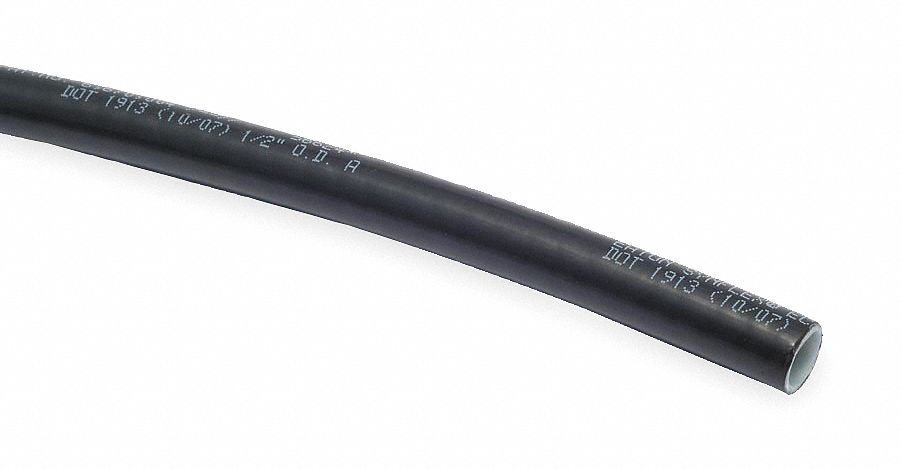 Air Brake Tubing, Type A, 1/8 In OD, Blk