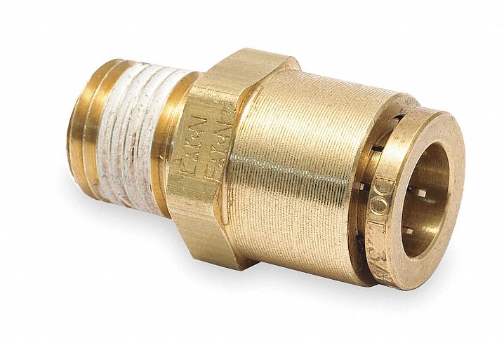 Female Connector, 1/2-14, 5/8 In Tube Sz