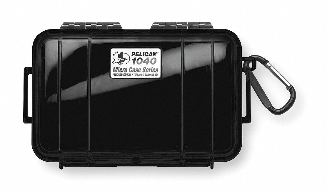 Micro Case, Blk, 6-5/16Hx3-11/16Wx2-3/4D