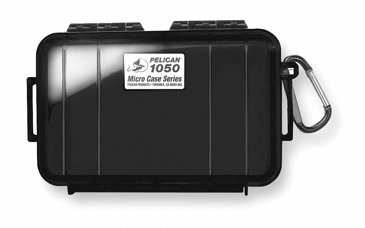 Micro Case, Black, 7.50 x 5.06 x 3.12 In