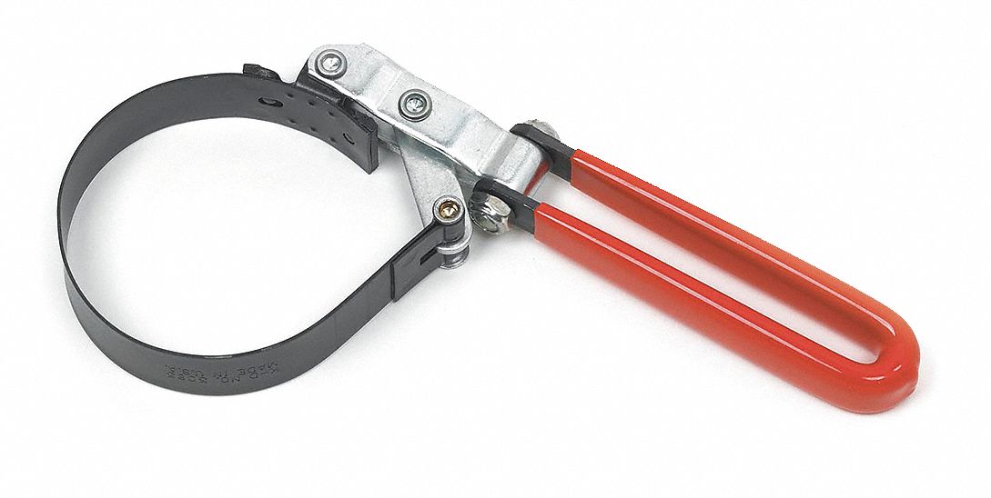 Oil Filter Wrench, Swivel, to 3 1/4 In