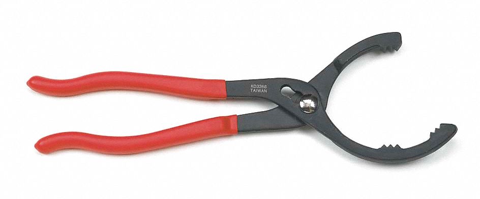 Oil Filter Wrench, Fixed Range, L 16 In