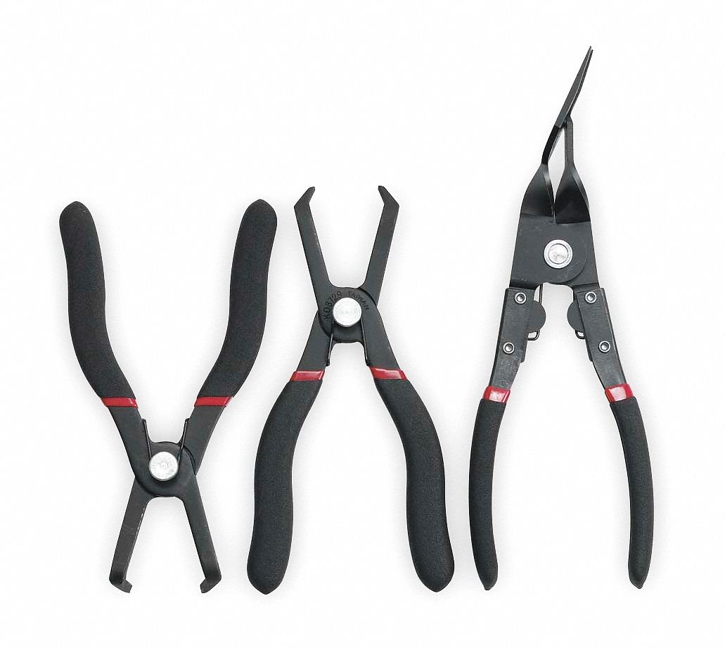 Push Pin Pliers Set, Number of Pieces 3