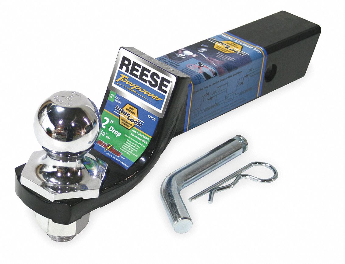 Towing Kit, Ball Dia 2 In, Length 9 In