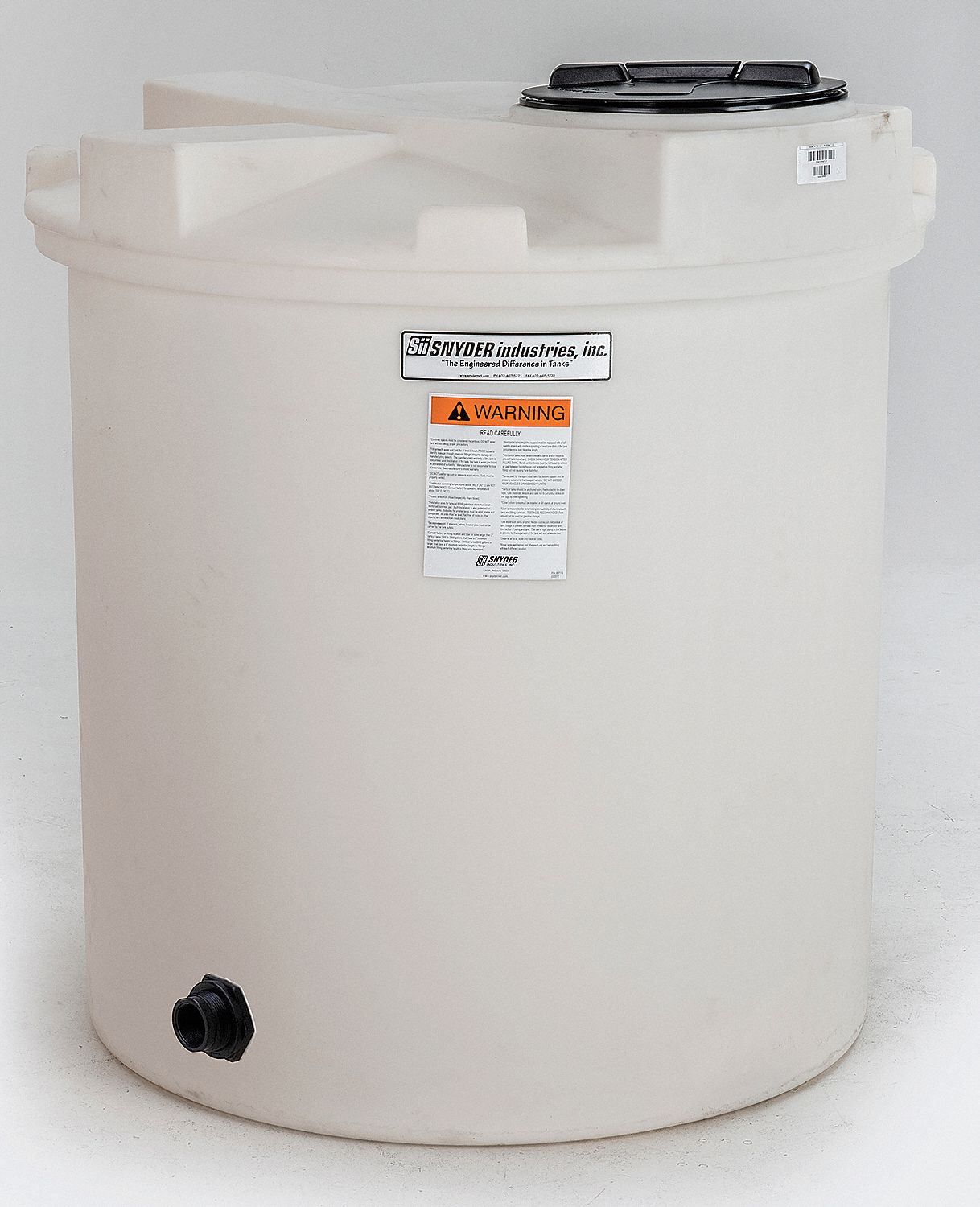 Storage Tank, Vertical Closed Top, 500 Gal