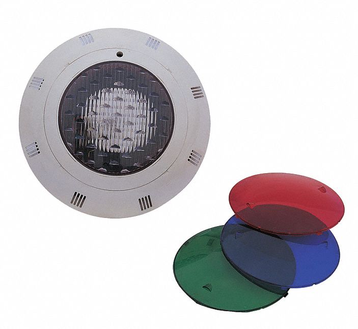 Pool Light Fixture, Halogen, ABS, 12V, 75W