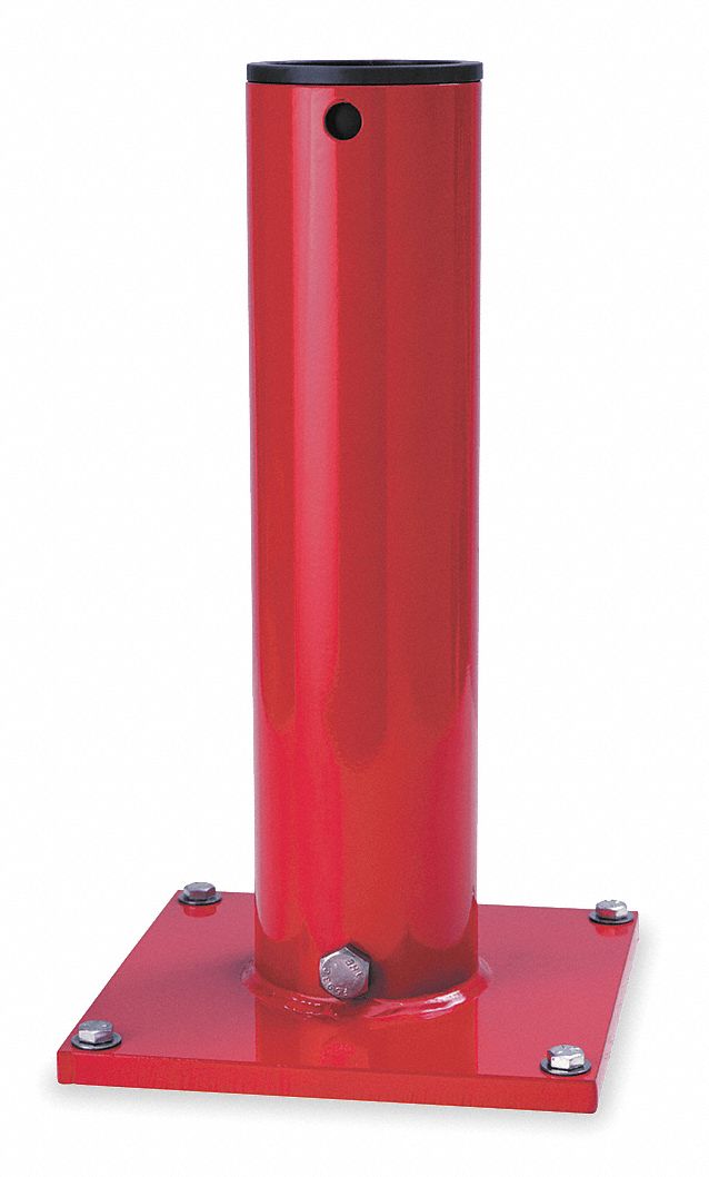 Mounting Base, Pedestal/Socket, Red