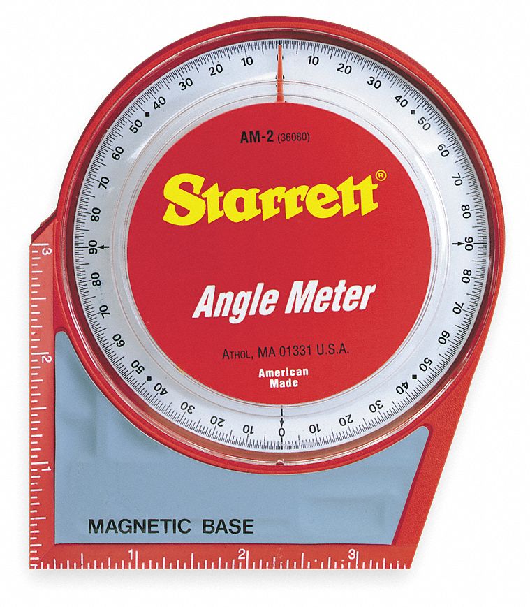 Angle Meter, Magnetic Base, 0-90 Deg