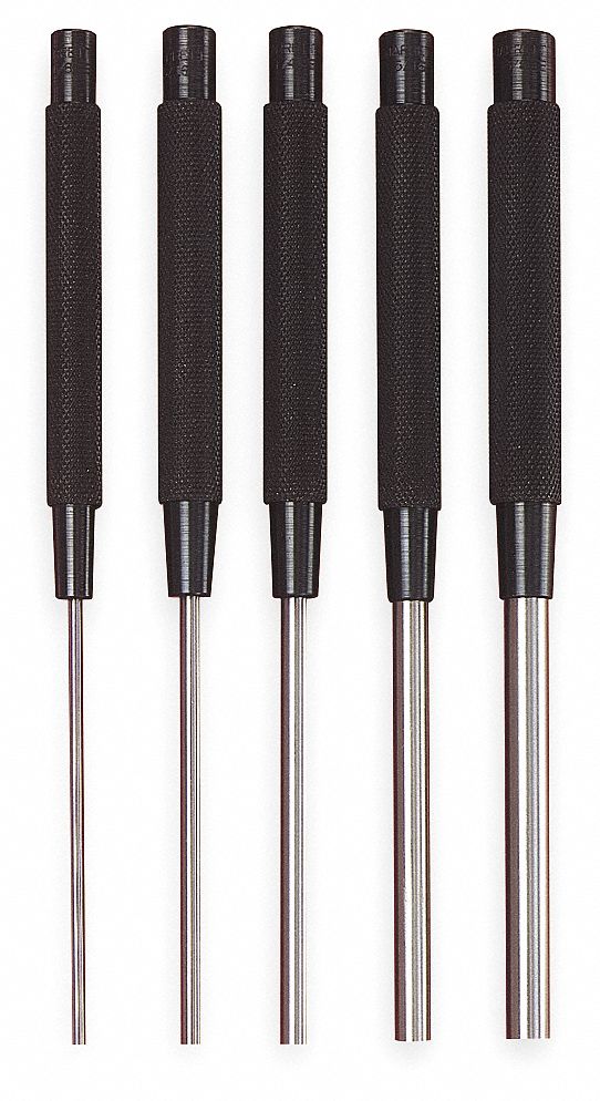 Drive Pin Punch Set w/Pouch, 5 Pc