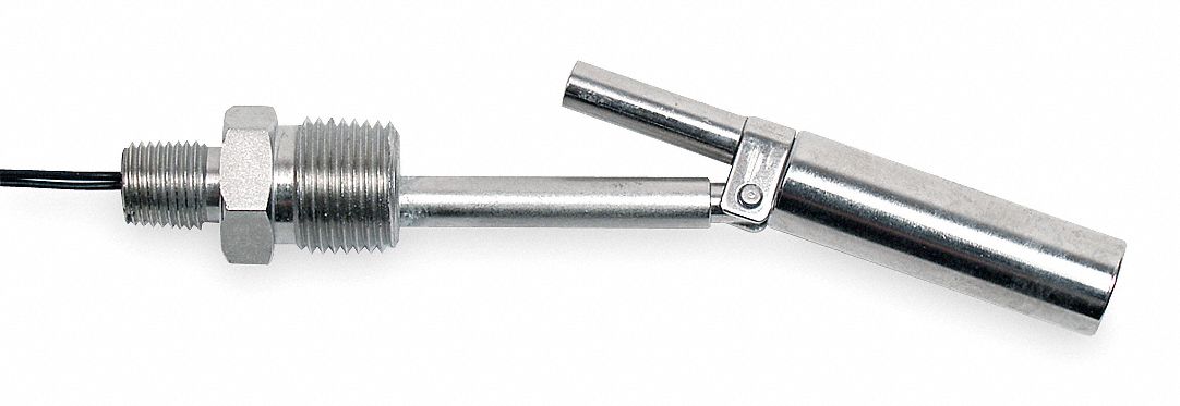 Lvl Swch, 1/4 In x 1/2 In NPT, Slctabl, SS