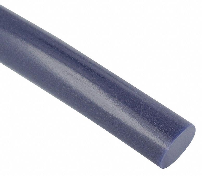Round Belt, Solid, 1/4 In, 100 Ft, Blue