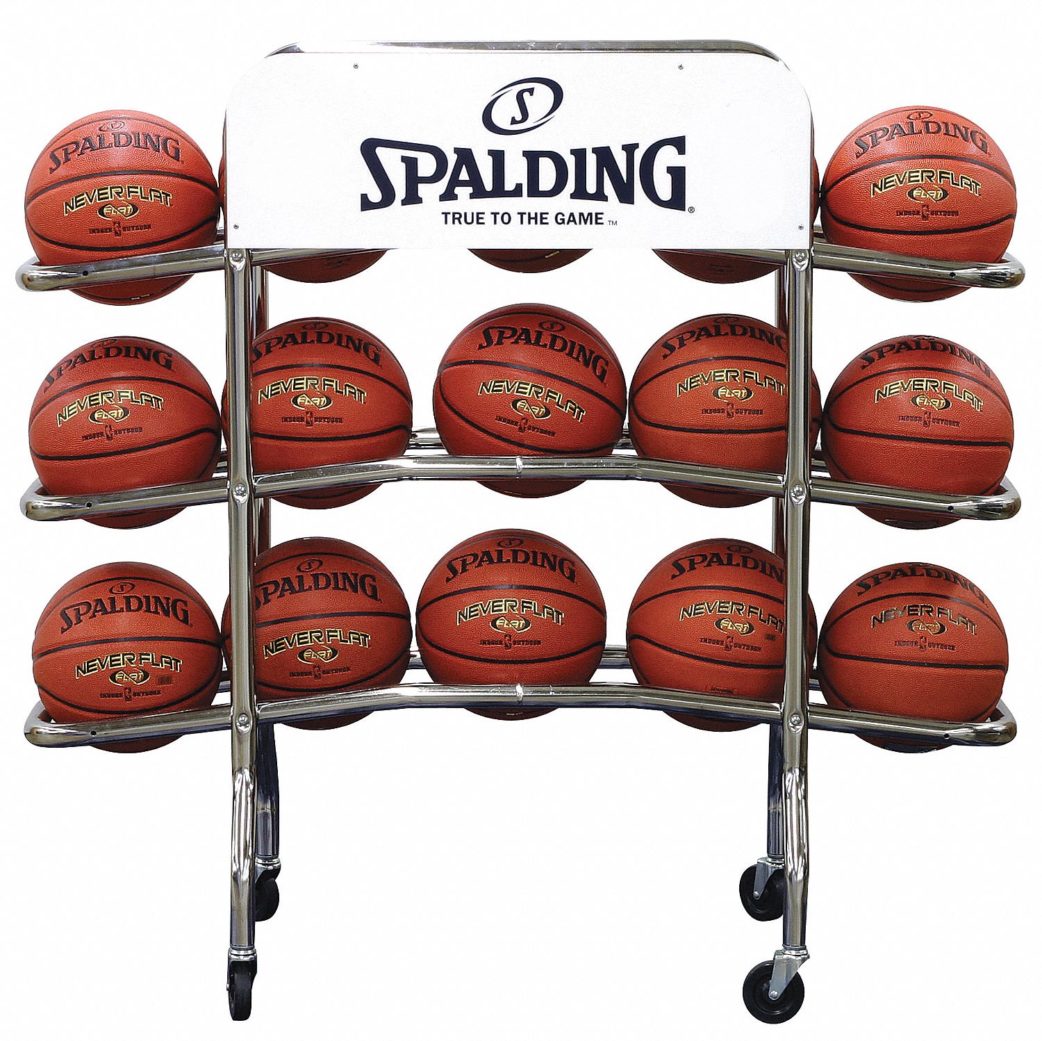 Backetball Rack, Chrome