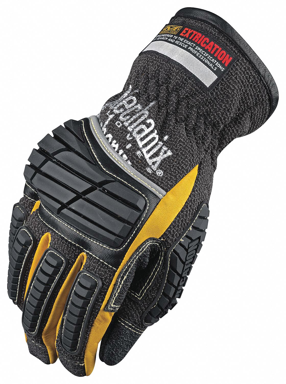 Extrication Gloves, Black, M, PR