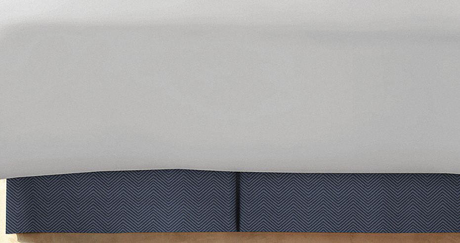 Dust Skirt, Indigo, Twin
