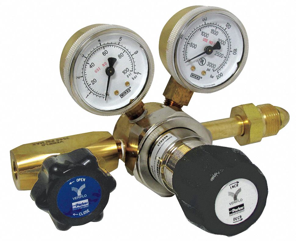Pressure Regulator, 1/4 In, 1 to 30 psi