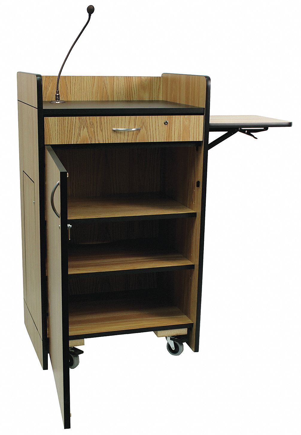 Lectern w/Sound, Med Oak