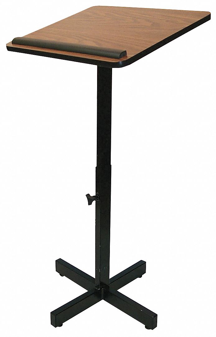 Lectern, Walnut, 36x20x16 In