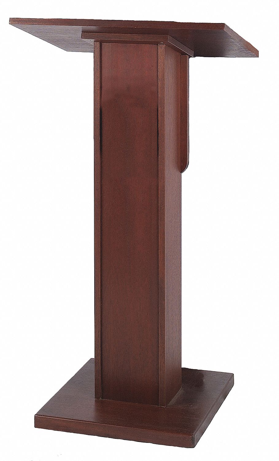 Lectern, Mahogany, 44x24x18 In
