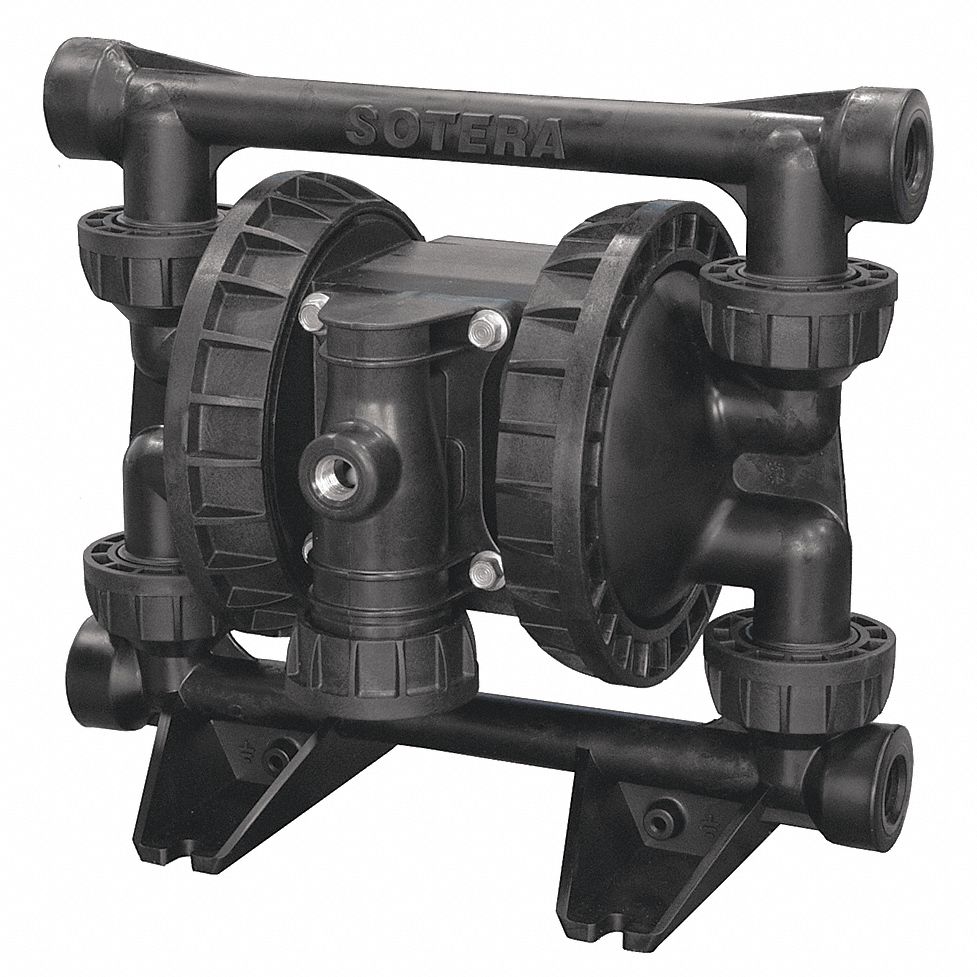 Pump 1/2 In NPT, Acetal, Hytrel Diaphragm