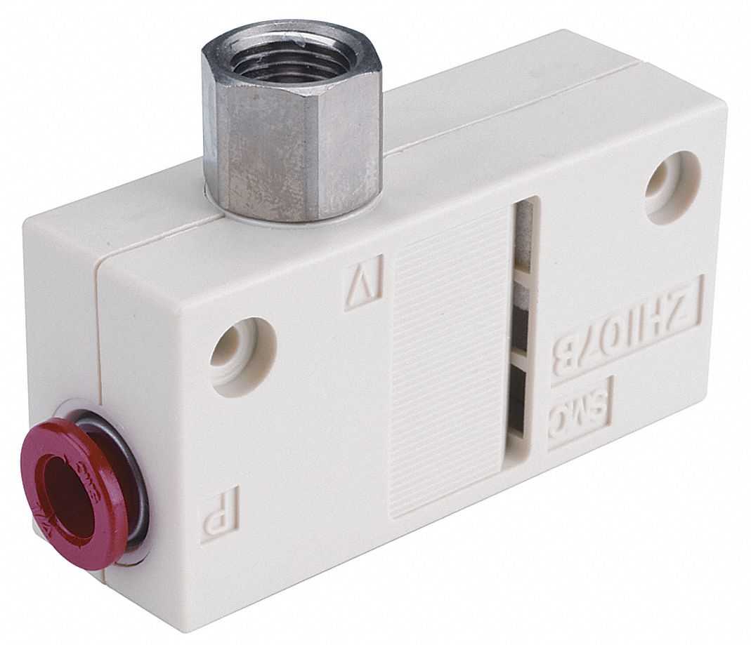 Vacuum Ejector, Inline, Box, 1/4 In Tube