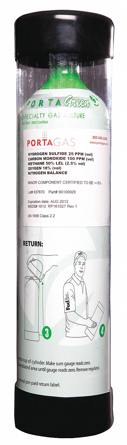 Four Gas Mix, Nitrogen Balance, 34L
