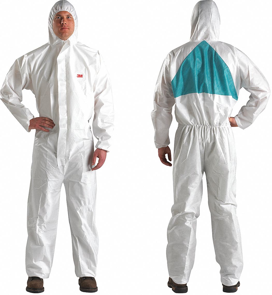 Hooded SMMMS, White/Green, 2XL, PK 25