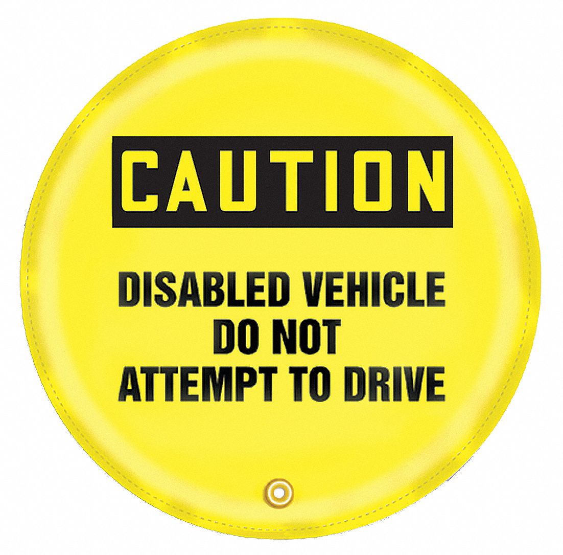 Steering Wheel Cover, Disabled Vehicle, 20